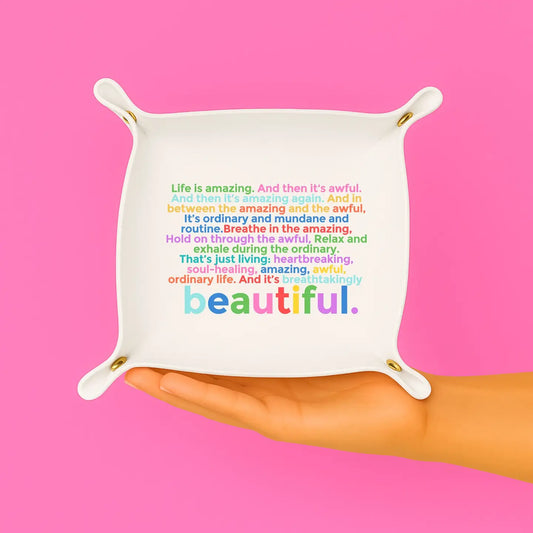 Valet Tray - Life Is Amazing Colorful Inspirational Quote