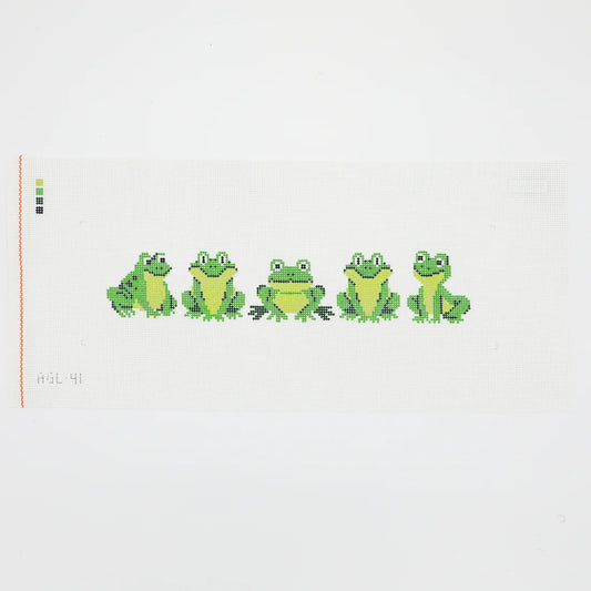 Frogs in a Line
