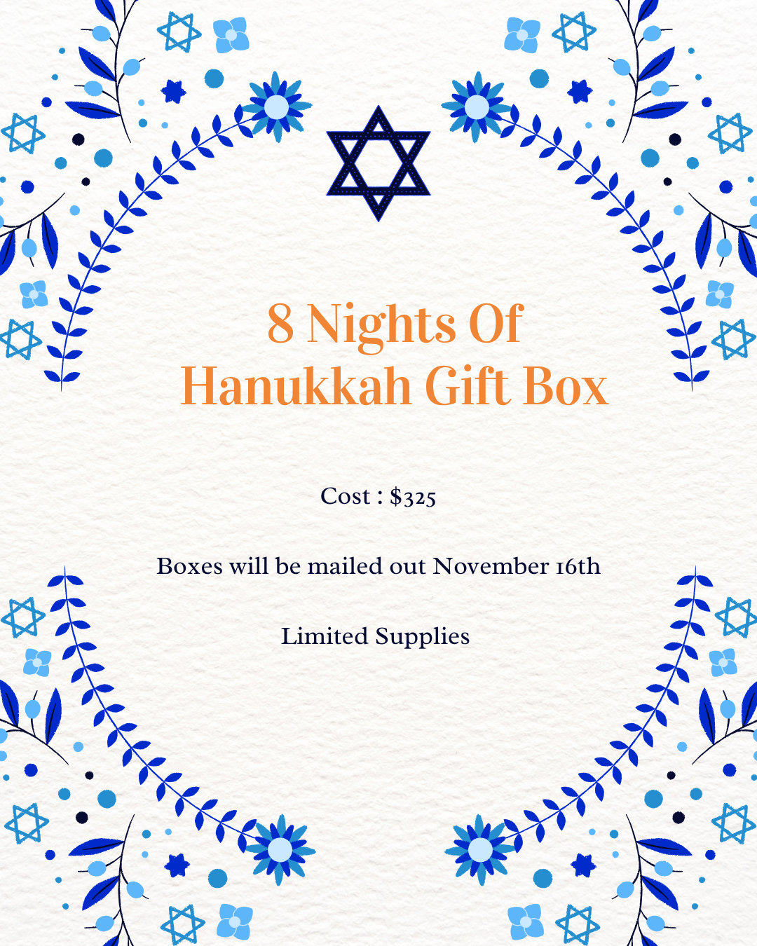 Holiday gift box announcement
