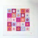 Retro Flowered Checkered