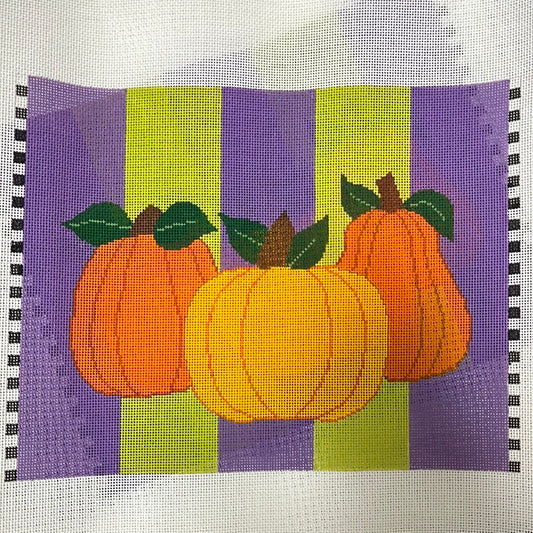 3 pumpkins -