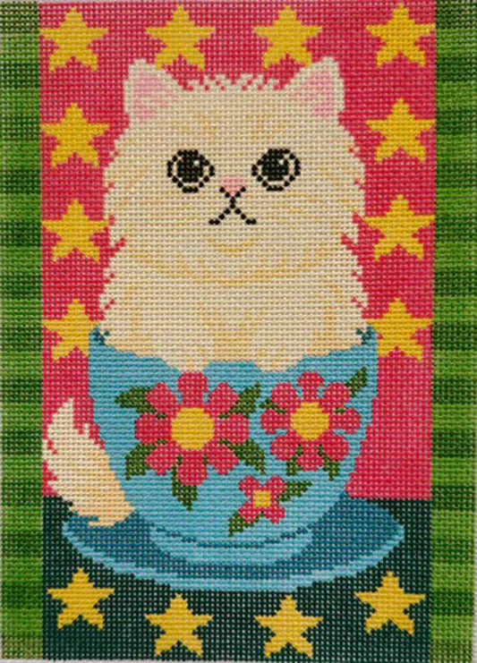 Duchess Himalayan Cat In a Tea Cup