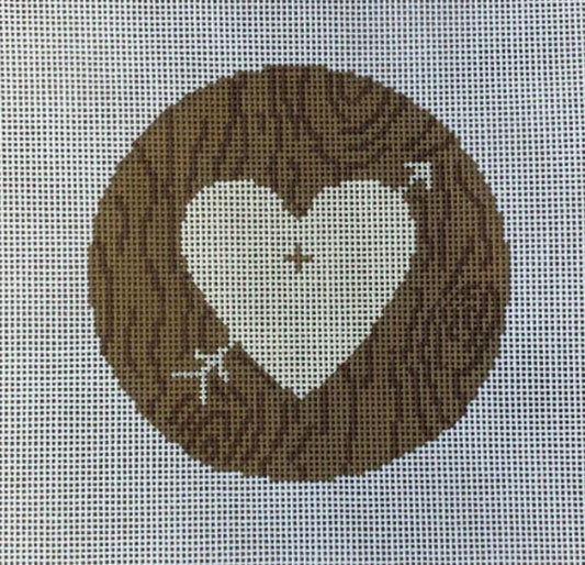 Tree Initials Round
