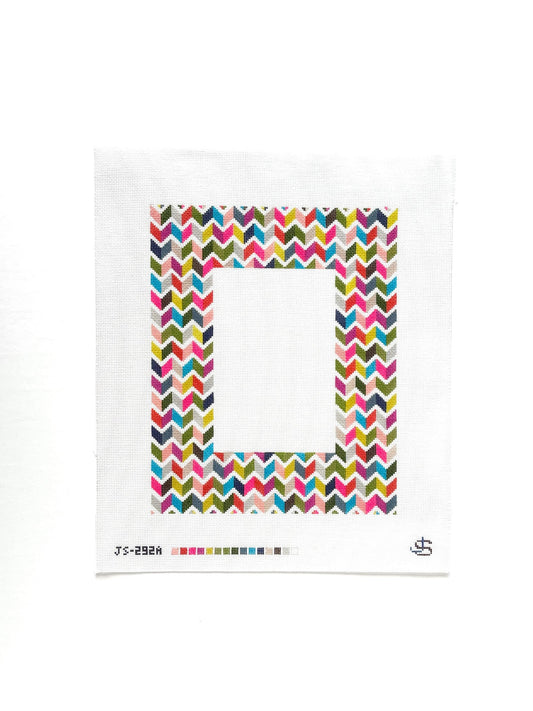 Chevron Stripe Picture Frame