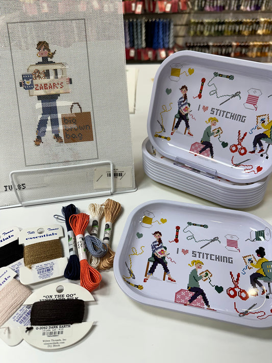 I Love Stitching Metal Catchall Tray