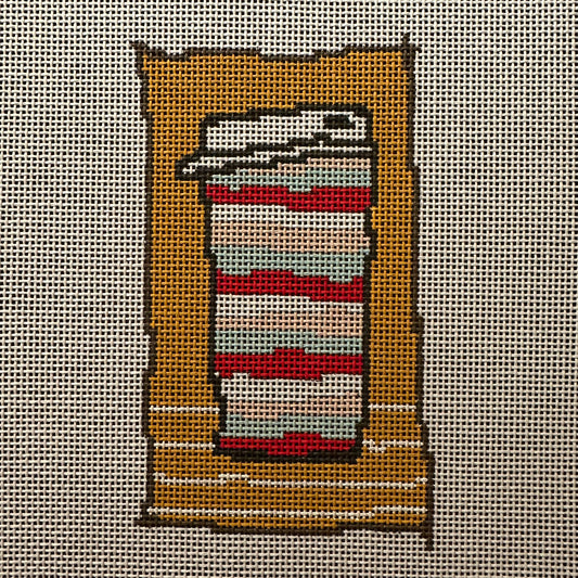 Striped Coffee Cup