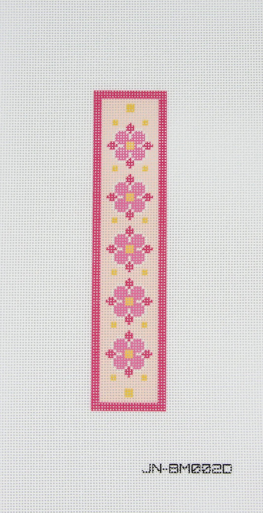 Bookmark - Pink Floral 1.5 x 6.5  18m