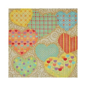 Pastel Hearts & Swirls