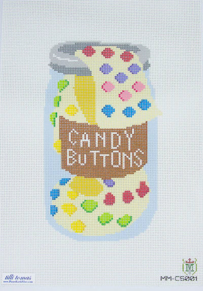 - Candy Jar Candy Buttons - 9'x 5' 13M