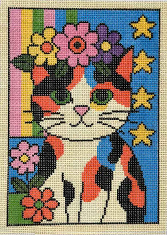 Cleo in the Cosmic Garden Cat