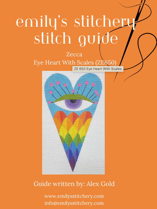 Emilys Stitch Guide - EyeHeart with Scales By Alex Gold