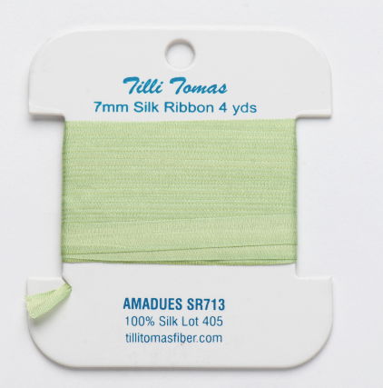 Planet Earth Silk Ribbon 7mm Amadeus