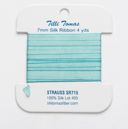 Planet Earth Silk Ribbon 7mm Strauss