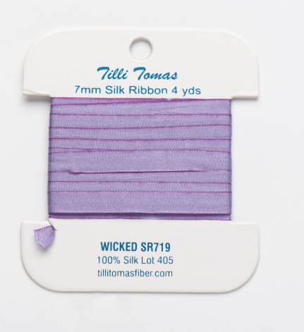 Planet Earth Silk Ribbon 7mm Wicked