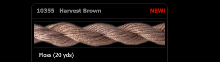 Threadworx O/D floss - Harvest Brown - 10355