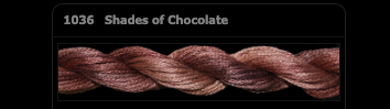 Threadworx O/D floss - Shades of Chocolate - 1036