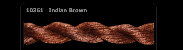 Threadworx O/D floss - Indian Brown - 10361