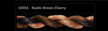 Threadworx O/D floss - Rustic Brown Cherry - 10351