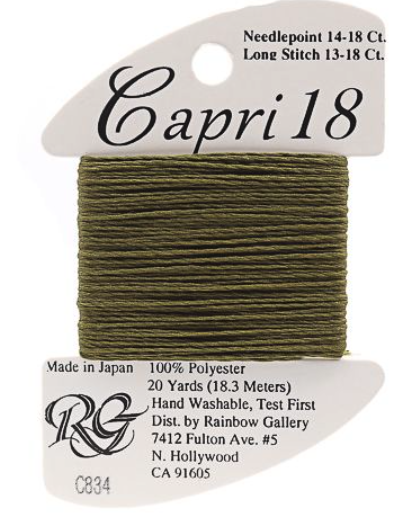 Capri #18 - Burnt Olive-C834