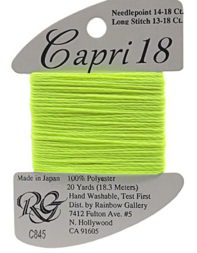 Capri #18 - Neon Yellow-C845