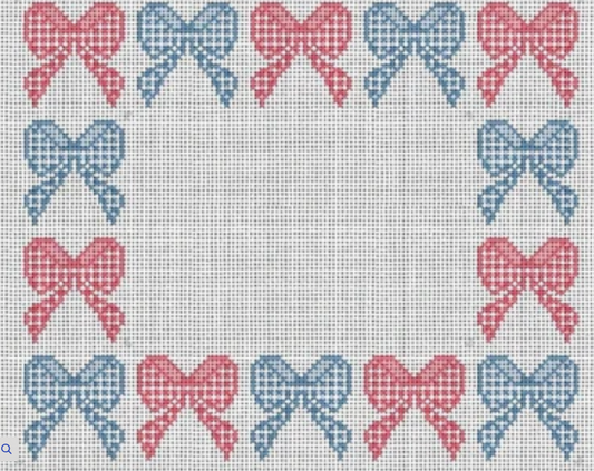 Gingham Bow Frame