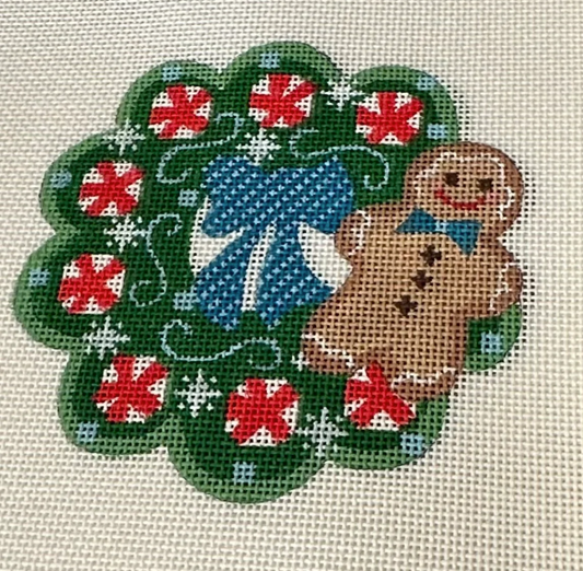 Wreath Gingerbread Man