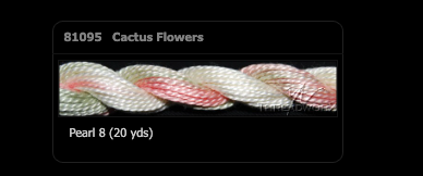 Threadworx #8 Perle - Cactus Flowers - 1095