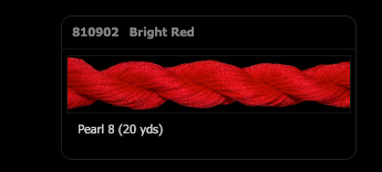 Threadworx #8 Perle - Bright Red - 10902