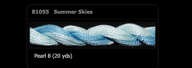 Threadworx #8 Perle - Summer Skies - 1055