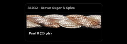 Threadworx #8 Perle - Brown Sugar & Spice - 1032