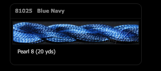 Threadworx #8 Perle - Blue Navy - 1025