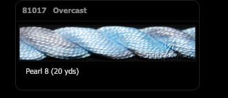 Threadworx #8 Perle - Overcast - 1017