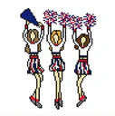 Americana needlepoint ornament