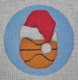 BASKETBALL SANTA ORNAMENT