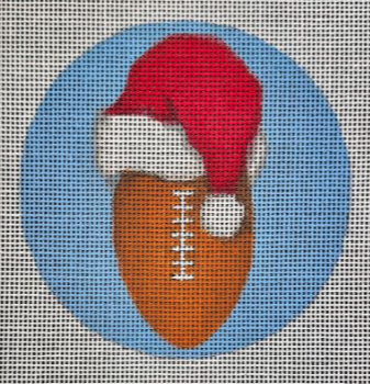 FOOTBALL SANTA ORNAMENT
