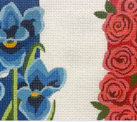 Red/White/Blue Floral
