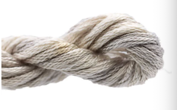 Ball of yarn on a white background