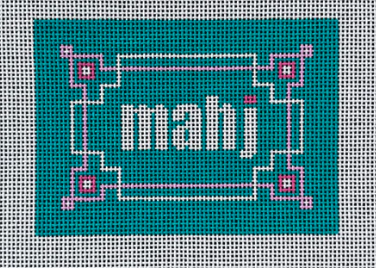 Key Corner Mahjong Insert (Teal Lilac Pink)