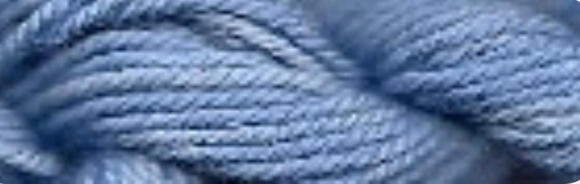 A close-up of light blue twisted yarn or thread texture filling the frame.