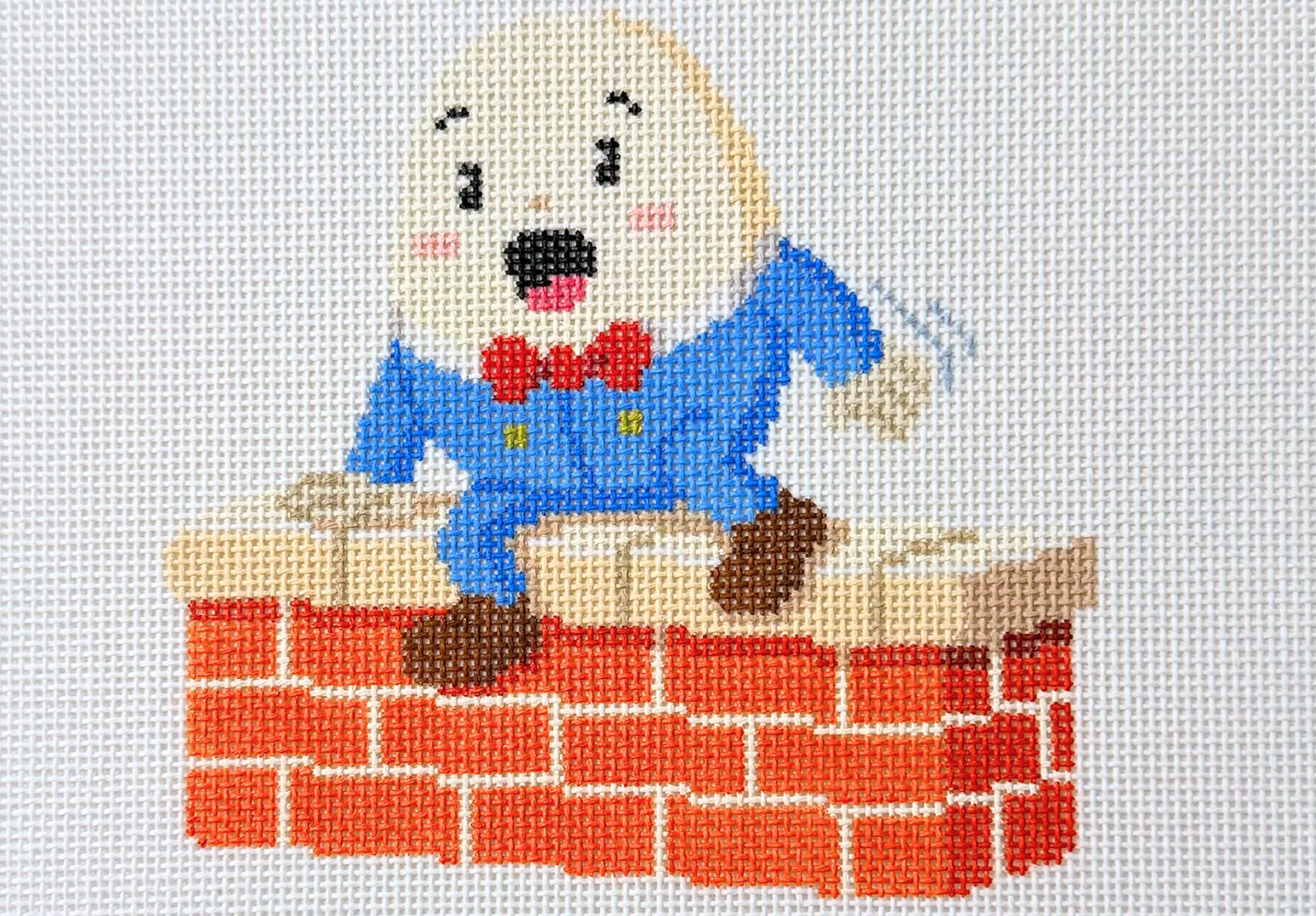 Humpty Dumpty needlepoint canvas