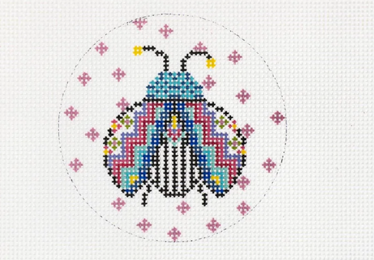 Ladybug needlepoint canvas