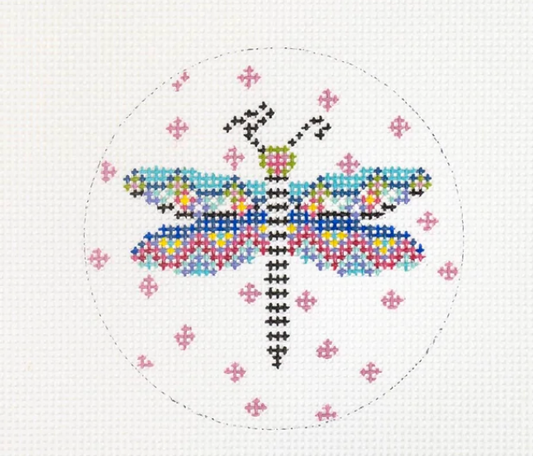 Dragonfly needlepoint canvas