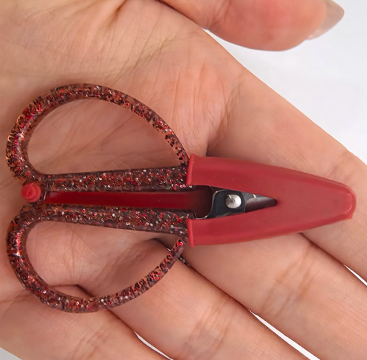 Saturated Super Snips – Red Super Sparkle