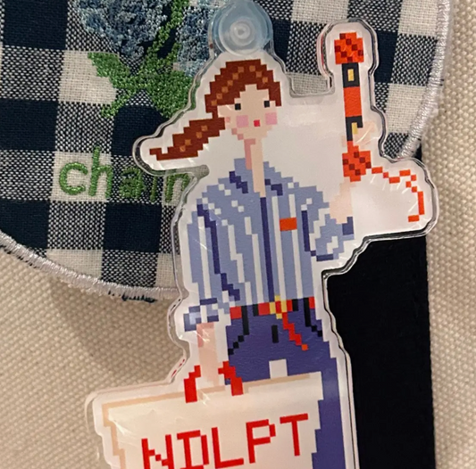 Brunette NDLPT Key Chain/Bag Tag