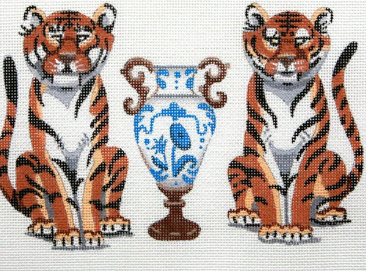 Tigers and Vase