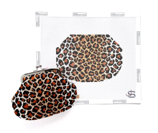 Leopard Kiss Lock Bag