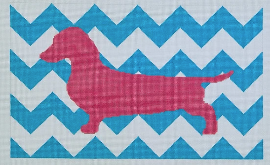 Mod Dachshund Pillow