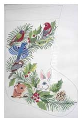 Animal Christmas Sock
