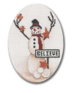 Believe in Magic Snowman