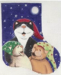 3 Cats w/hats Singing
